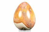 Polished Polychrome Jasper Egg - Madagascar #245531-1